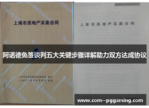 阿诺德免签谈判五大关键步骤详解助力双方达成协议